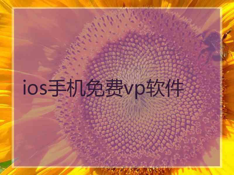 ios手机免费vp软件