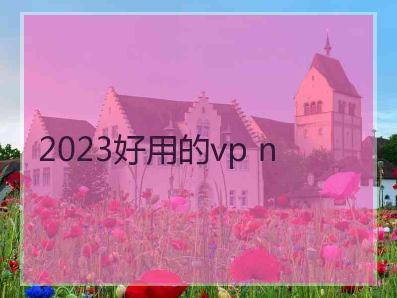 2023好用的vp n