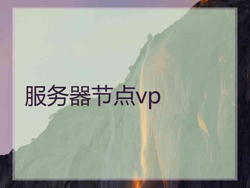 服务器节点vp